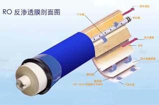  src=/up_files/rofst.jpg width=300 height=300 /></p><p><span style=font-size:12px;>.<a href=http://www.17wss.com/fanshentou></a><span style=color:#ff0000;><strong>反滲透膜</strong></span></a>分離技術，簡稱RO技術。</span></p><p><span style=font-size:12px;> </span><span style=color:#000000;><span style=font-size:12px;><strong>1）概述</strong></span></span></p><div><div><span style=font-size:12px;>        滲透技術是當今優秀和節能有效的膜分離技術。<a href=http://www.17wss.com/fanshentou></a><span style=color:#ff0000;><strong>反滲透膜</strong></span></a>、鈉濾設備、PP棉等其原理是在溶液滲透壓的作用下，依據其他物質不能透過半透膜而將這些物質和水分離開來。由于反滲透膜的膜孔徑非常小（僅為10A左右），因此能夠有效地去除水中的溶解鹽類、膠體、微生物、有機物等（去除率高達97－98％）。系統具有出水水質好、耗能低、無污染、工藝簡單、操作簡便等優點。　</span></div><div style=LINE-HEIGHT: 20pt; TEXT-INDENT: 24.65pt><span style=font-size:12px;>反滲透技術通常用于海水、苦咸水的淡水；水的軟化處理；廢水處理以及食品、醫藥工業、化學工業的提純、濃縮、分離等方面。此外，反滲透技術應用于預除鹽處理也取得較好的效果，能夠使離子交換樹脂的負荷減輕松90%以上，樹脂的再生劑用量也可減少90%。因此，不僅節約費用，而且還有利于環境保護。反滲透技術還可用于除于水中的微粒、有機物質、膠體物，對減輕離子交換樹脂的污染，延長使用壽命都有著良好的作用。</span></div><div><span style=font-size:12px;>反滲透是目前<a href=http://www.17wss.com/products></a><strong><span style=color:#ff0000;>高純水制備</span></strong></a>中應用廣泛的一種脫鹽技術，它的分離對象是溶液中的離子范圍和分子量幾百的有機物，反滲透（RO）、超過濾（UF）、微孔膜過濾（MF）和電滲析（ED）技術都屬于膜分離技術。</span></div><div><span style=font-size:12px;><img style=FILTER: ; WIDTH: 212px; HEIGHT: 121px alt=